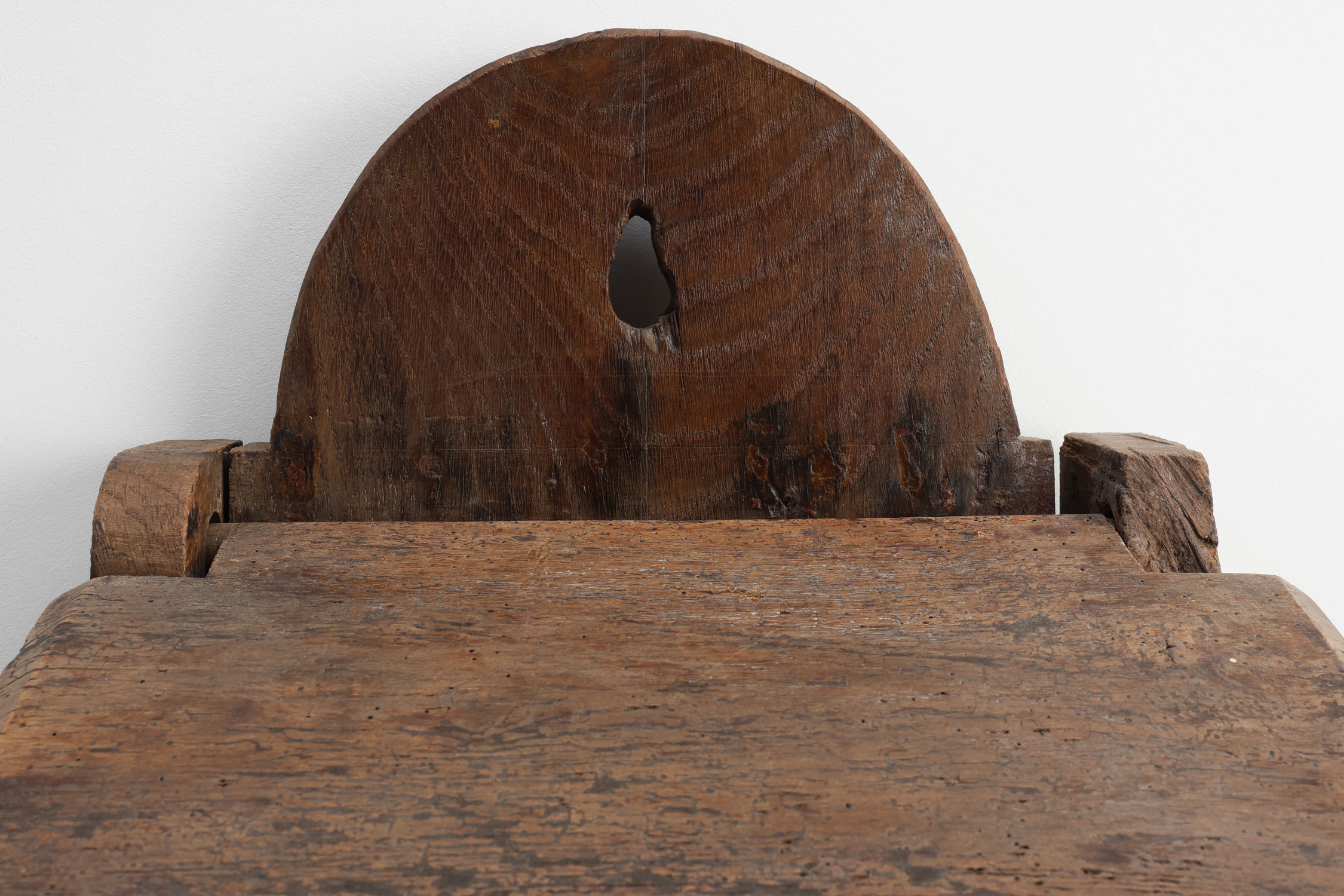 Antique French Oak Wall Salt Box, ca. 1850thumbnail